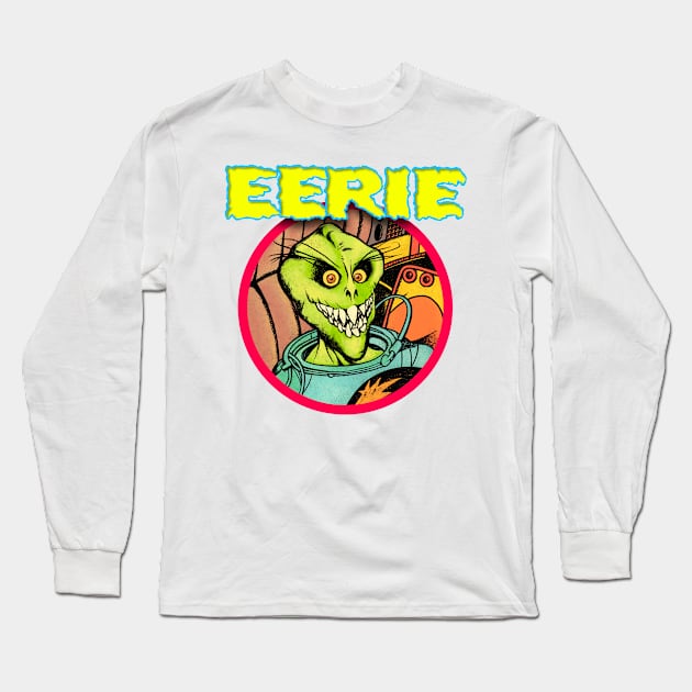 Eerie Cover Long Sleeve T-Shirt by Rosado